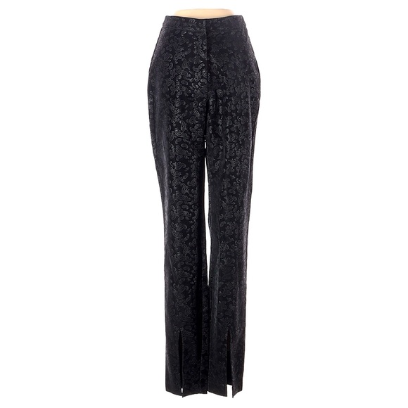 NA-KD Pants - NA-KD Faux Leather Embossed Front Split Pants